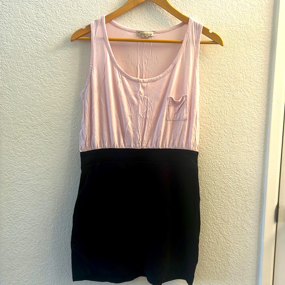 Twentyone (M) Casual Mini dress Pale pink & Black
